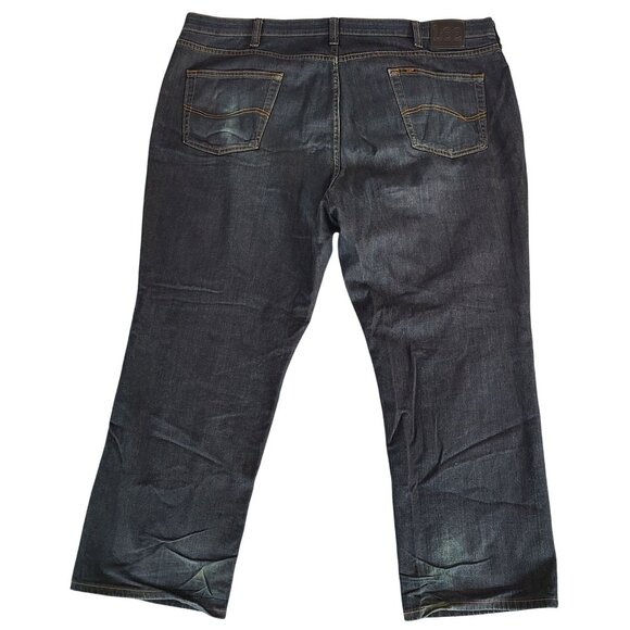 Lee Mens Dark Wash Jeans Size 48 x 30 Relaxed Fit Denim Casual - Picture 2 of 12
